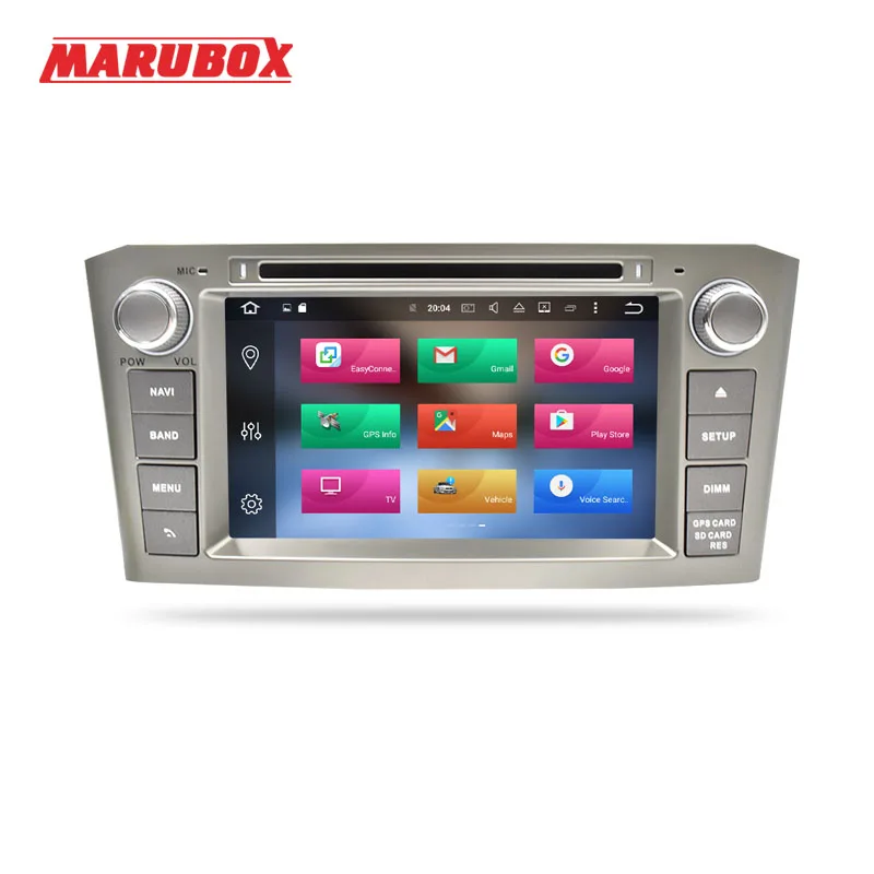 MARUBOX 2Din Android 8 0 Восьмиядерный 4 Гб ОЗУ 32 ПЗУ для TOYOTA AVENSIS T25 2006 2011 стерео радио gps