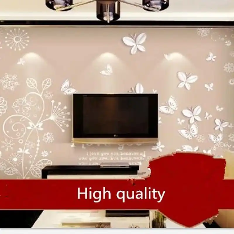 Téléchargement gratuit Images Beibehang Golden Lily Background Wallpaper Tv Special Pvc actualisé salutations