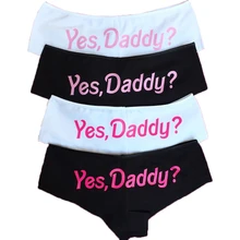 2017 New Arrivals Female Accessories Women Panties Funny Solid Letter Ladies Bottom Knickers Lingerie Underwear Panties G-string