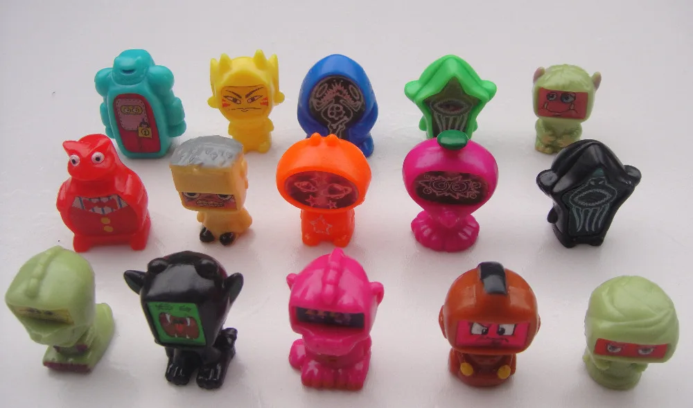 

30pcs/lot different style ToonZ cartoon figure have 2 alterable face