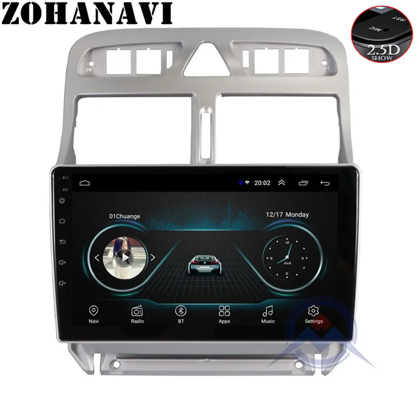 

ZOHANAVI 2.5D Android car auto radio for peugeot 307 307CC 307SW 2003-2013 multimedia player stereo DVD gps navigation with WIFI