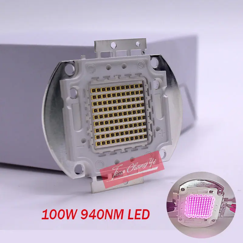 New 100W 940nm IR 16 18V 3.15A Infrared Emitter Light Lamp For Night