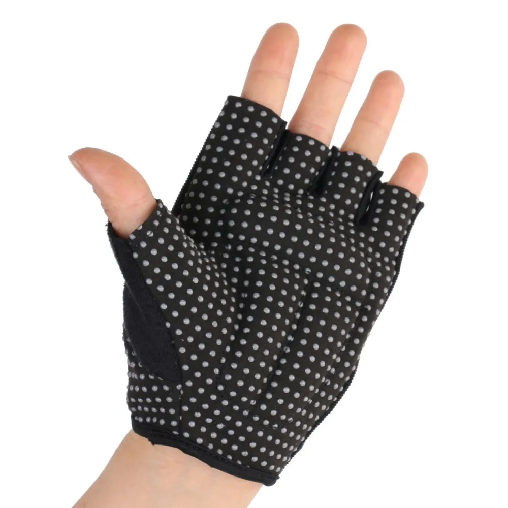 BOODUN, для тренажёрного зала перчатки мужские для бодибилдинга фитнес с половиной пальца перчатки противоскользящие для тяжелой атлетики спортивные тренировочные перчатки без пальцев черные