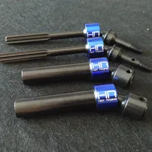 Два двойной слайдер CV двойной универсальный шарнир приводные валы для Traxxas E-Revo саммит& T-максс