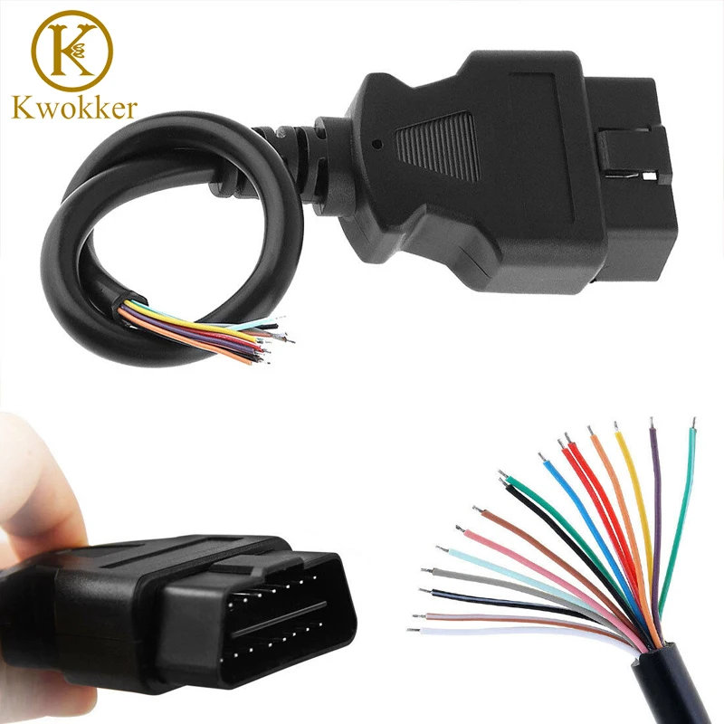 Prolunga OBD2 16,5cm OBD2 (16 pin f)-(16 pin m