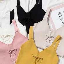 Летний милый шерстяной корейский Кардиган женский жилет вязаный однотонный бант без рукавов короткий свитер Повседневный черный белый женский топ