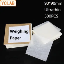 Yclab 90*90 мм весом Бумага квадратная ультра-тонкая 500 шт./упак. лаборатория оборудование химии