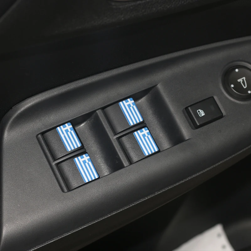 8 шт. рулевое колесо 3D эпоксидные автомобильные аксессуары для укладки подходят для Беларуси, Греции, Таиланда, Норвегии, Дания, Национальная Автомобильная наклейка с эмблемой