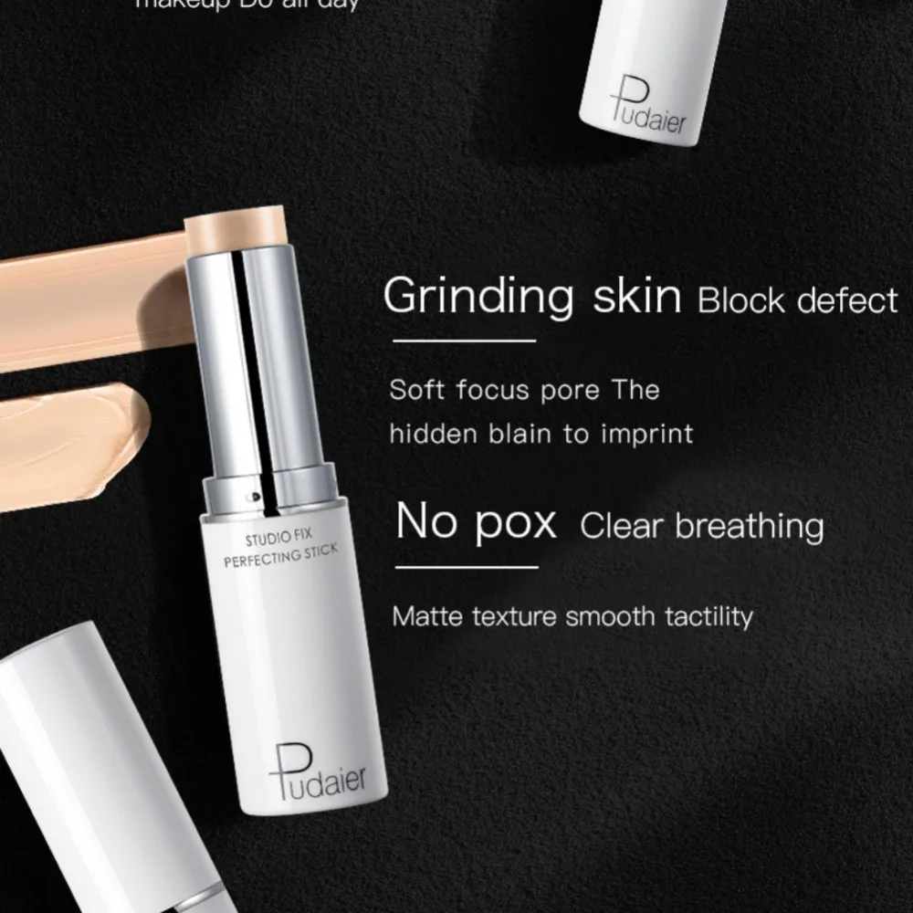 Foundation Makeup Full Face Cover Contour Concealer Base Primer Moisturizer Hide Blemish Bronzer Concealer Stick