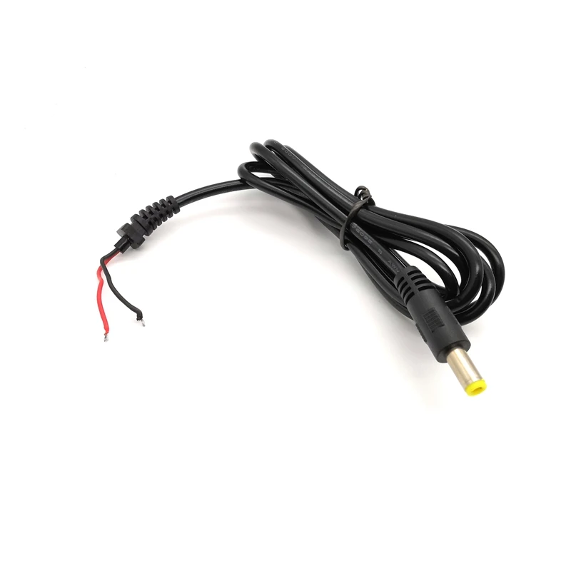 

50pcs DC Tip Plug 5.5x2.5mm 5.5*2.5mm Power Supple Adapter Cable for Lenovo Toshiba Acer Laptop Charger DC Jack Cord Cable 1.1m