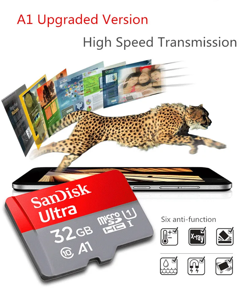 sandisk ультра Micro SD карты 256 ГБ 100 МБ/с. C10 флэш-карта памяти 200GB 256GB Microsd 400 ГБ TF Карта A1 для телефона для настольного компьютера