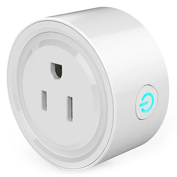 

Alexa Voice Timing Wireless WiFi Smart Socket Mobile APP Remote Control Plug Portable and durable, easy to carry XQ-94