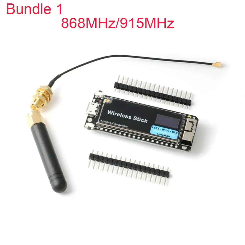 868 МГц/915 МГц 433 МГц/470 МГц ESP32 LoRa OLED дисплей макетная плата модуль SX1276 LoRaWAN wifi BLE с антенной для Arduino - Цвет: 868Mhz 915MHz