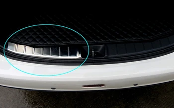 

12-16 Stainless Steel Accessories Exterior Inner Rear Bumper Plate Cover Trim 2pcs for Peugeot 4008 2012 2013 2014 2015 2016