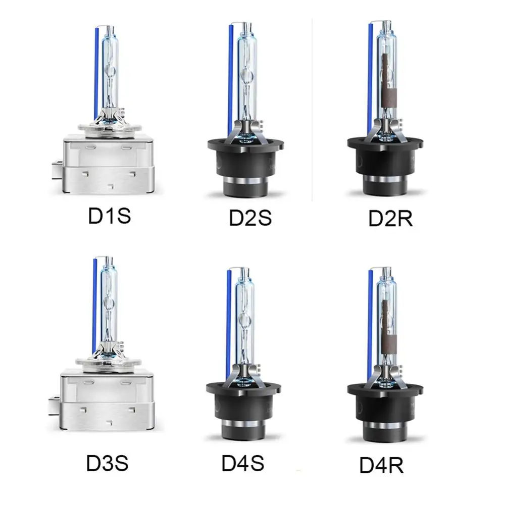 HID ксеноновая лампочка D1S D2S D3S D4S D2R D4R 4300 K 6000 8000 10000 Автомобильные фары Высокая