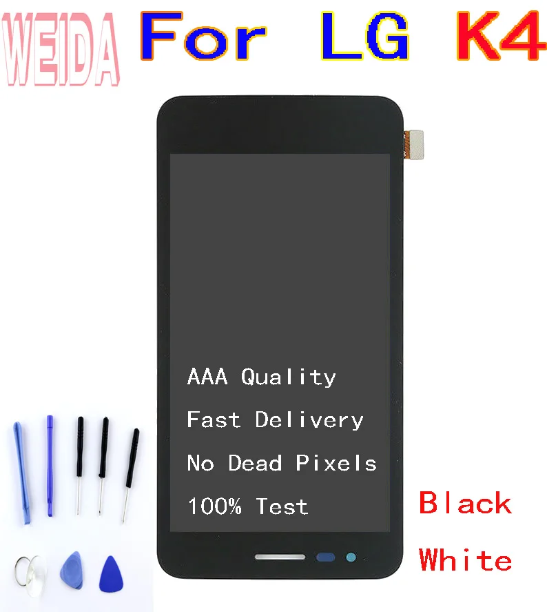 

4.5 For LG K4 2017 X230 X230DSF LCD Display Touch Screen Digitizer Assembly Without Frame with free tool
