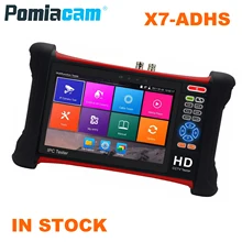 X7ADHS видеонаблюдение камера тест 4 K монитор TVI CVI AHD SDI CVBS IP камера тест er с Определитель местоположения кабеля, UTP кабель тест