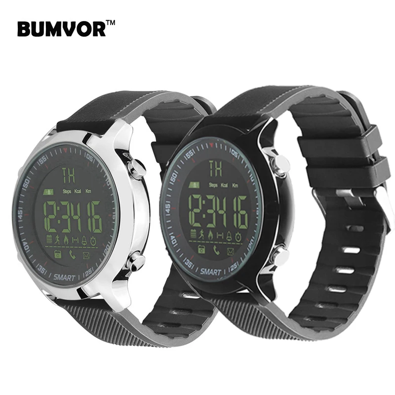 

BUMVOR IP67 Waterproof EX18 Smart Watch Support Call and SMS alert Pedometer Sports Activities Tracker Women Men Smart bracelet