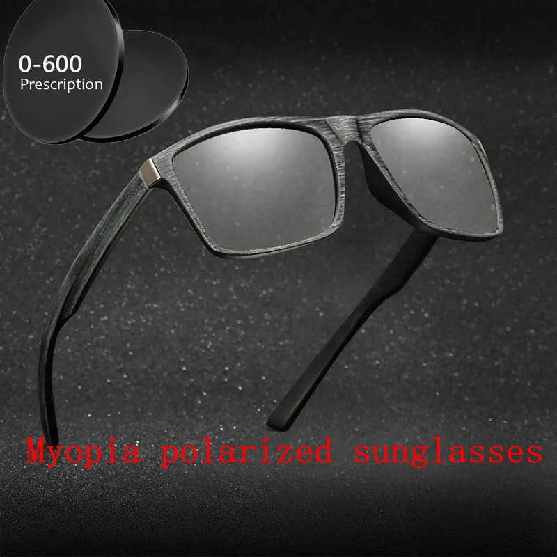 Поляризационные солнцезащитные очки по рецепту близорукости для мужчин и женщин от 0 до-600 градусов, оптические удобные поляризационные солнцезащитные очки для мужчин FML