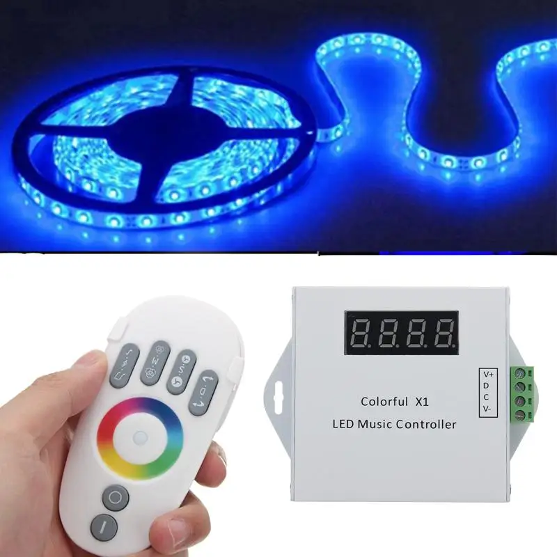 

RGB LED Remote Controller Wireless RF Remote Touch Screen Dimmer For LED RGB Strip Controller