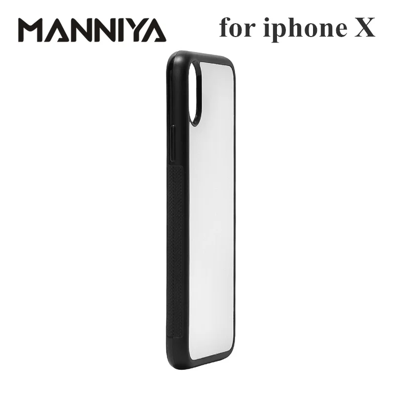 MANNIYA 2D Sublimation Blank rubber phone Case for