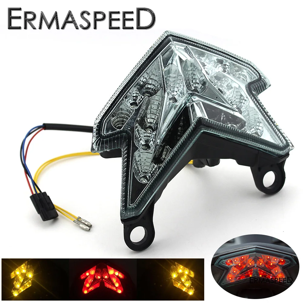 Motorcycle Brake Light Turn Signal Indicators Red Amber Z800