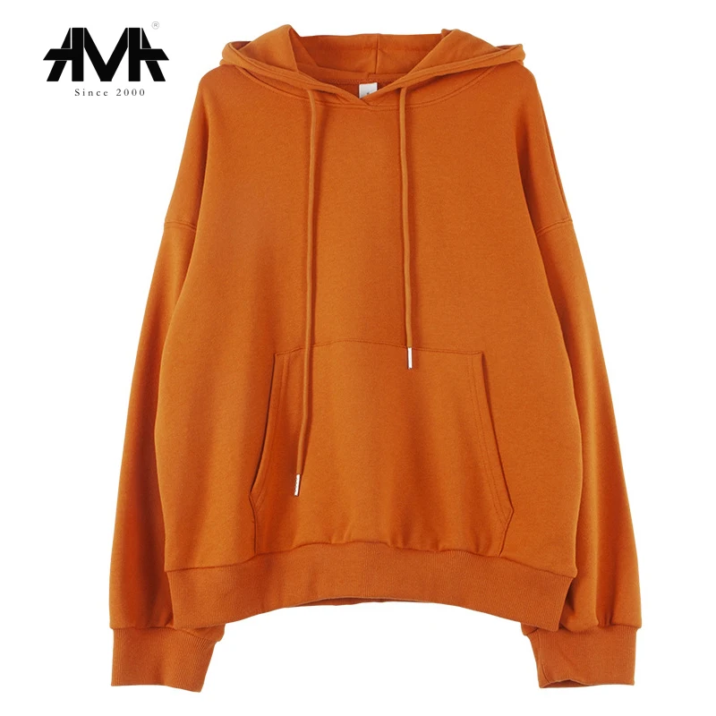 

2019 Spring Women Hoody Long Sleeve Cotton Pure Colour O-Neck Pullovers Tops Sweatshirts Women Hoody