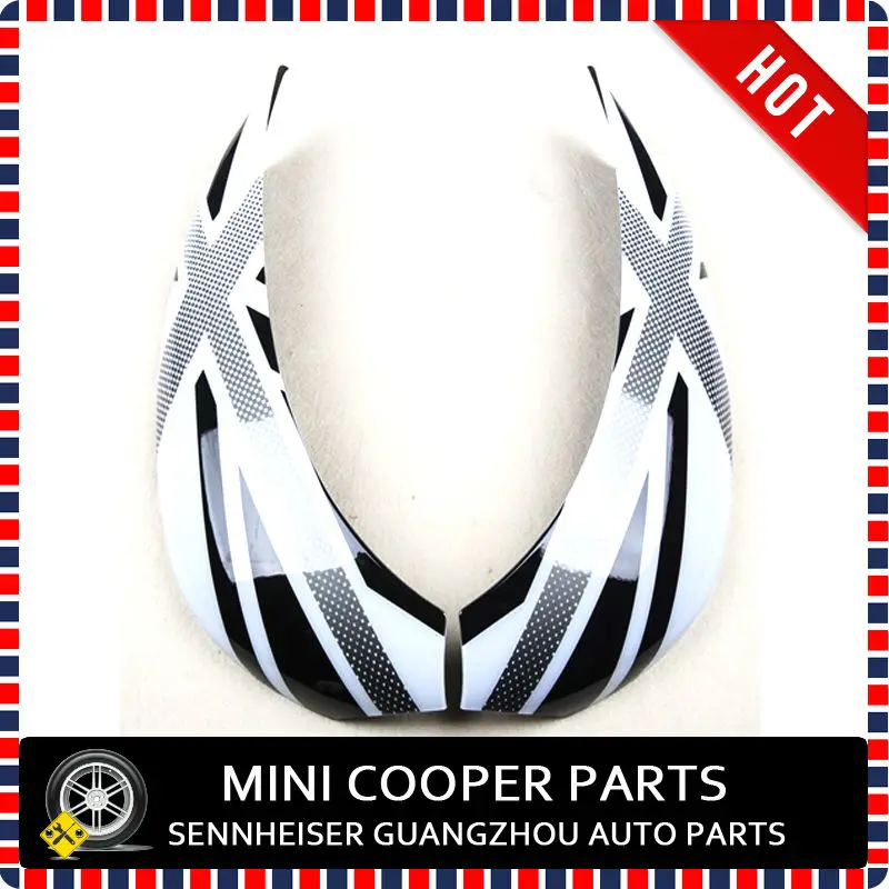 Mini Cooper White Union Jack Console Cover