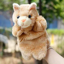 Кэндис Го! стиль супер милые животные в полоску желтый Кот плюшевые игрушки ручная кукла детские игрушки рассказывая историю подарок на день рождения 1 шт