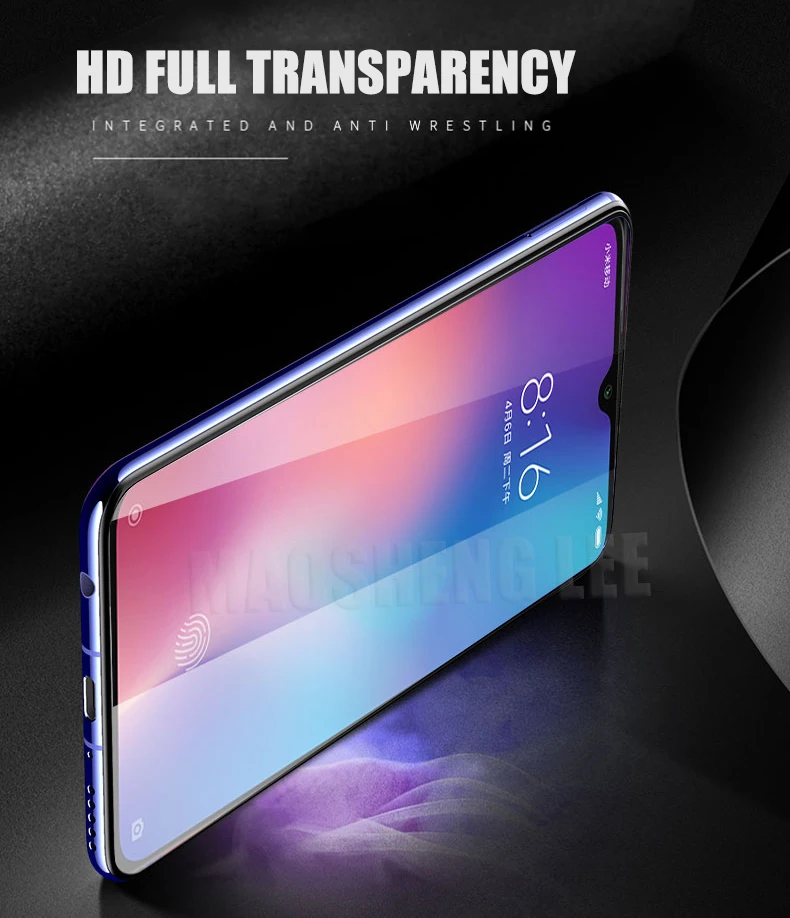 2 قطعة/الوحدة الزجاج المقسى ل شياو mi mi 9 SE mi 9 الزجاج واقي للشاشة مكافحة بلو راي الزجاج ل شياو mi mi 9 se طبقة رقيقة واقية