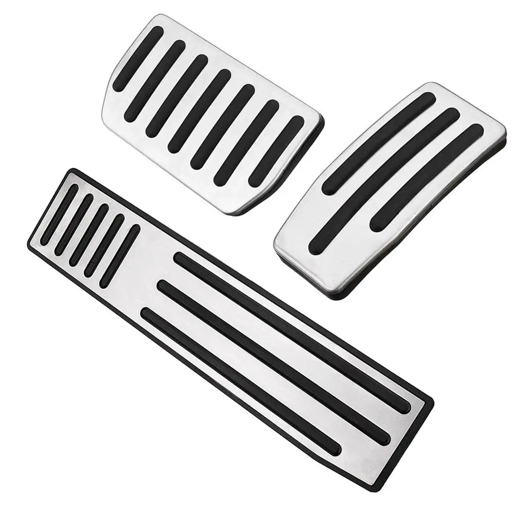 

Non-Slip AT Gas Pedal Brake Pedal Gas Brake Pedal Stainless Steel Car Part Vehical Controls Fuel Brake Pedal