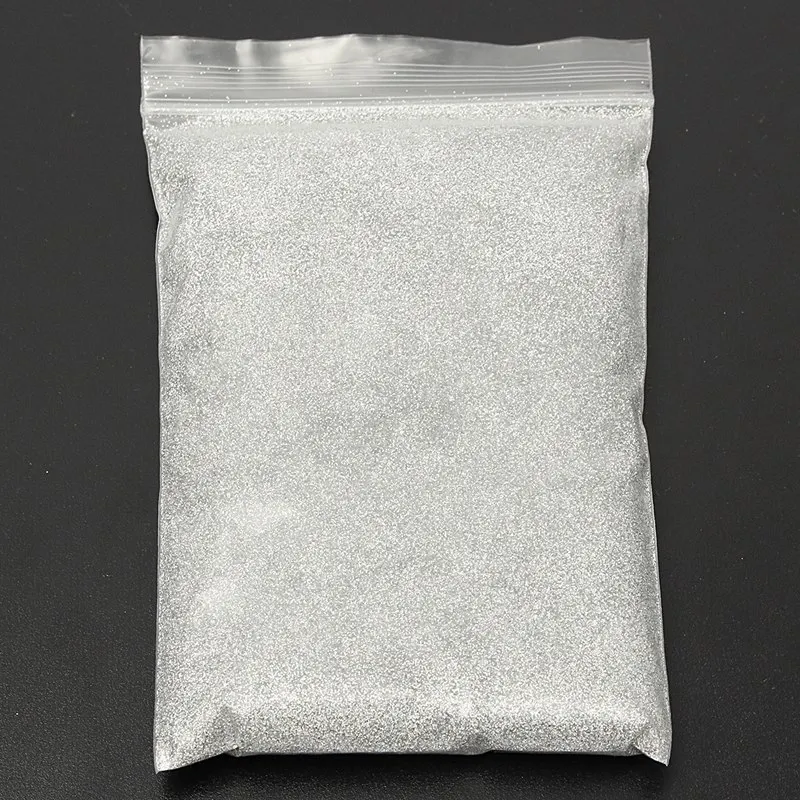 

170g PET Silver Metal Flake 0.02mm Auto Car Bike Paint Additive Decor Power