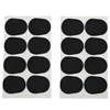 Buen valor 16 Uds Alto/saxo tenor clarinete parches de boquilla almohadillas cojines, 0,8mm negro, 16 Pack 76EVabWa