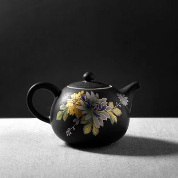 

Chinese hand painted Kung Fu ceramic teapots Japanese style tea pot vintage Teapot kettle porcelain chinaware drinkware tea set