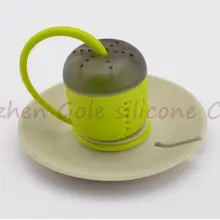 Goodfeer Силиконовое чайное ситечко с крышкой травяной фильтр ситечко для чая шар для питья кофе 10 шт