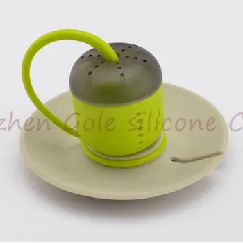 

Goodfeer Silicone Tea Infuser Loose Leaf Strainer With Lid Herbal Filter Tea Ball Infuser For Drinking Coffee 10pcs