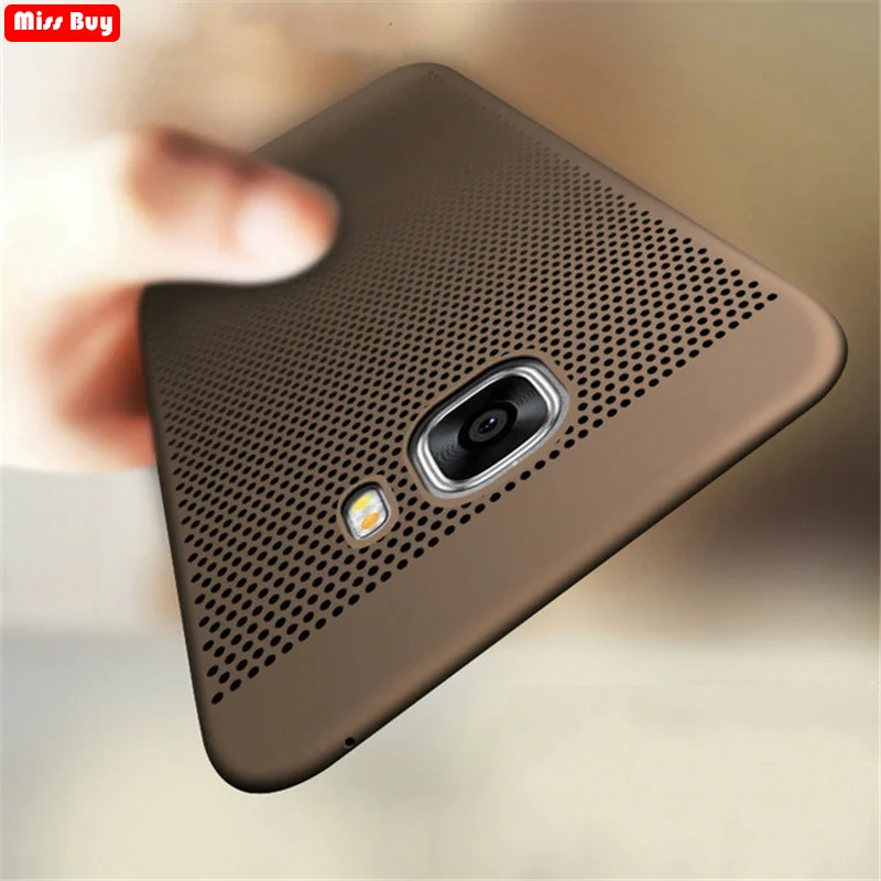 Дышащий чехол для телефона Samsung galaxy A9 A7 A3 2016 2017 S10 Lite A8 A6 Plus J4 J6 J8 J2 Pro 2018 Note 9