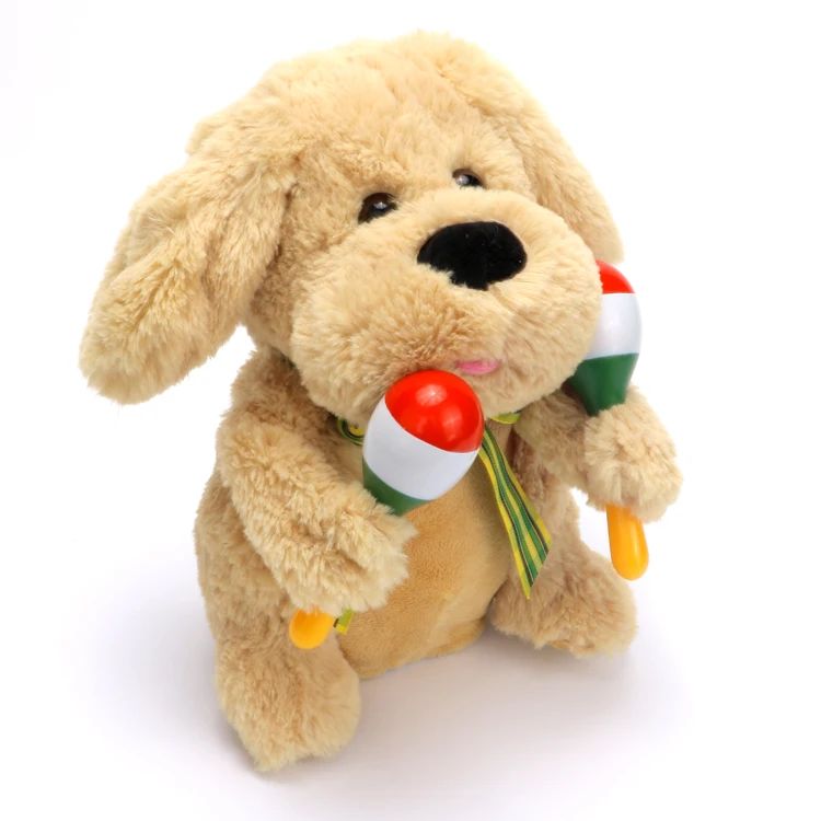 

Baby Plush Dog Toy For Children Kawaii Sing and Play Bunny Stuffed Plush Animals Electric Toys Musical Interactive Soft Dolls