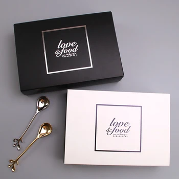 

18*12*4.8CM Black and White Cake Box Moon Cake Packing Box Wedding festival Party Gift Packing Boxes 100pcs/lot Free shipping