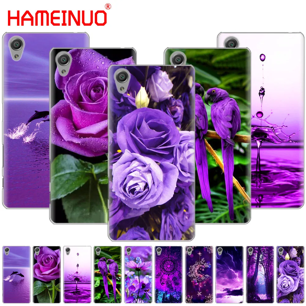

HAMEINUO infinity on purple Cover phone Case for sony xperia z2 z3 z4 z5 mini plus aqua M4 M5 E4 E5 E6 C4 C5