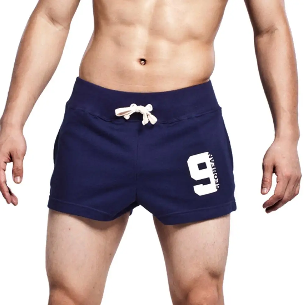 

Men Shorts Summer Korte Broek Mannen Cotton Printed Sport Fitness Gym Clothing Casual Slim Fit Male Short Pant Spodenki Meskie D