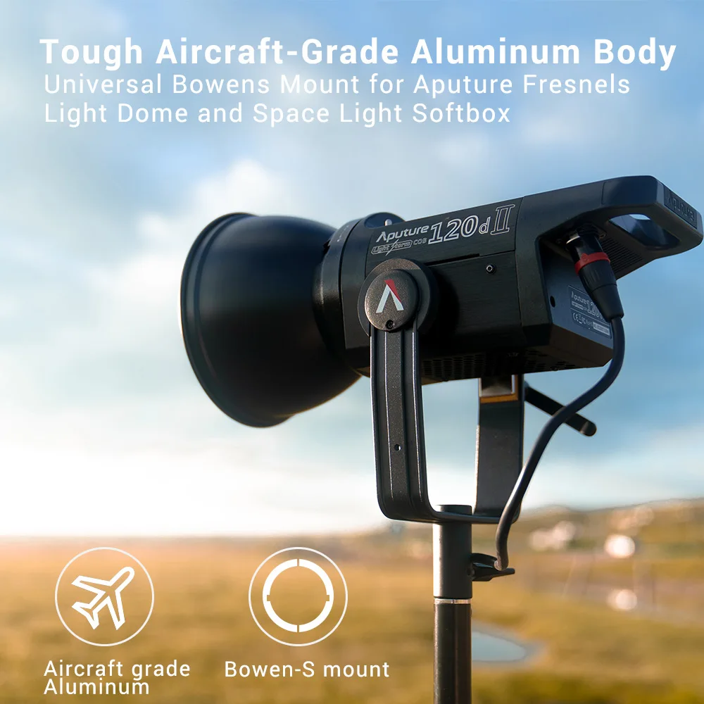 US $864.00 Aputure LS C120d II 120d IIFresnel Mount DMX Control 5 Lighting Effects TLCICRI 96 5500k Studio Continuous Lighting VMount