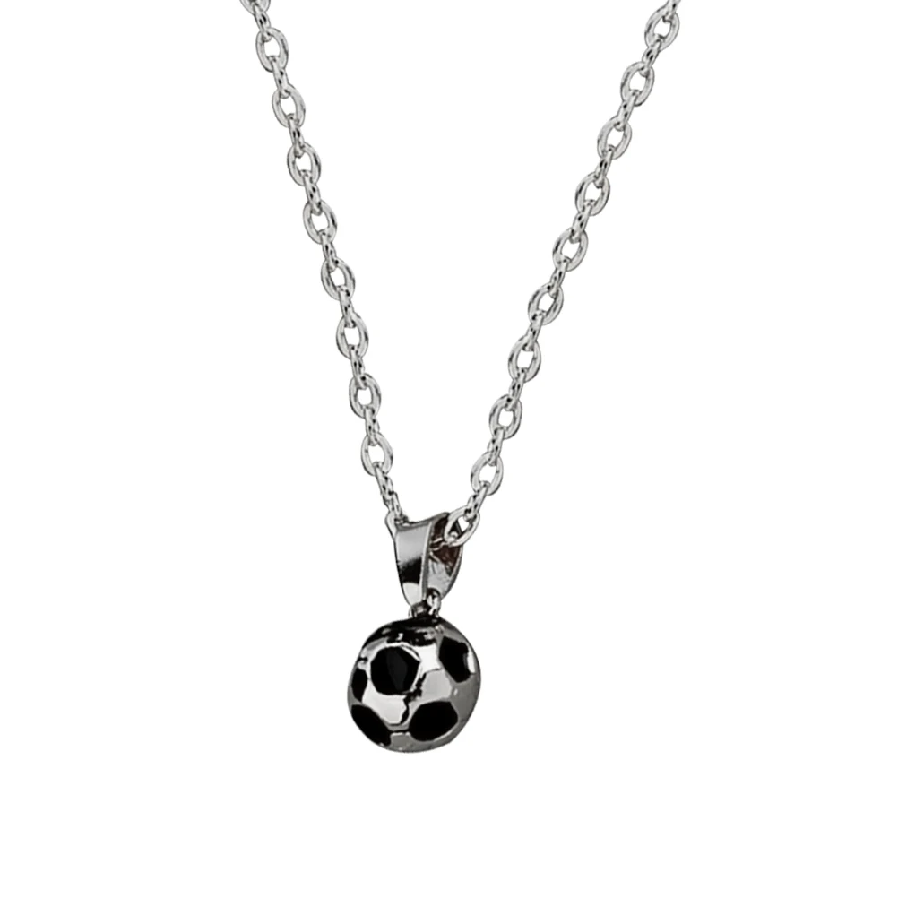 Stylish Creative Football Shape Necklace Pendant for Jewelry Gift for