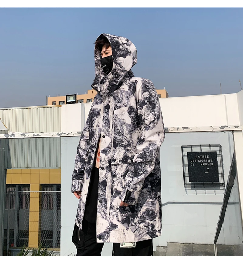 Patchwork Oversize Windbreaker Pullover Jackets Male Coats Vintage Varsity Jacket Men  (10)