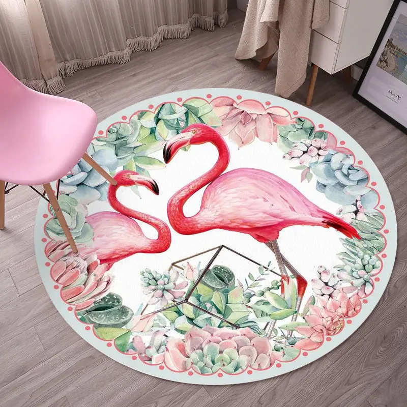 Мультфильм серии печатных 3D ковры детская комната играть ползать круглые ковры для гостиной дома Коврики детская спальня игровой коврик - Цвет: F4