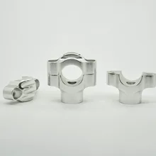 Серебряный 22 мм руль стояк мотоциклетный стояк