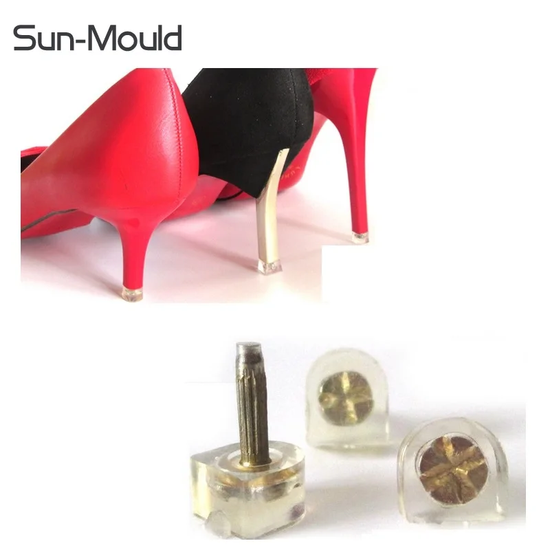 

10 size high heel shoe repair pin clear heel stoppers tips replacement protectors tacon cesped heel tip protector 100pairs/lot