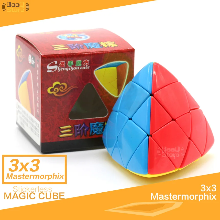 Shengshou 3x3 риса клецки Cube Magic Mastermorphix 3x3x3 головоломки Профессиональный Stickerless развивающие Логические игрушка