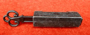 

Old copper door lock of Chinese ancient art and craft