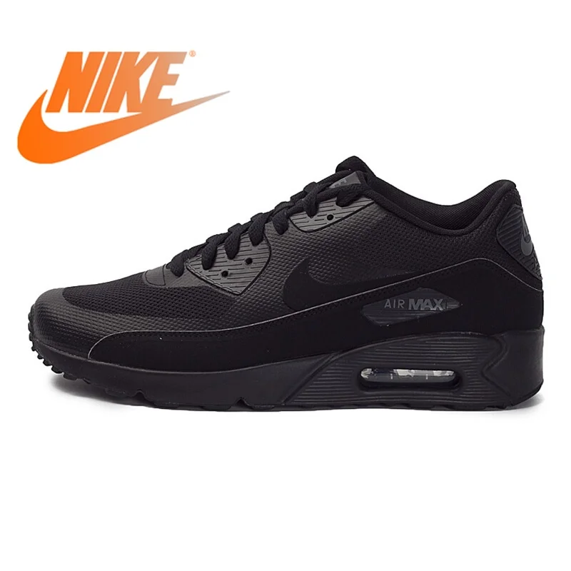 Оригинальные аутентичные NIKE AIR MAX 90 мужские кроссовки Резиновые дышащие на шнуровке Nike обувь Мужская Удобная 875695